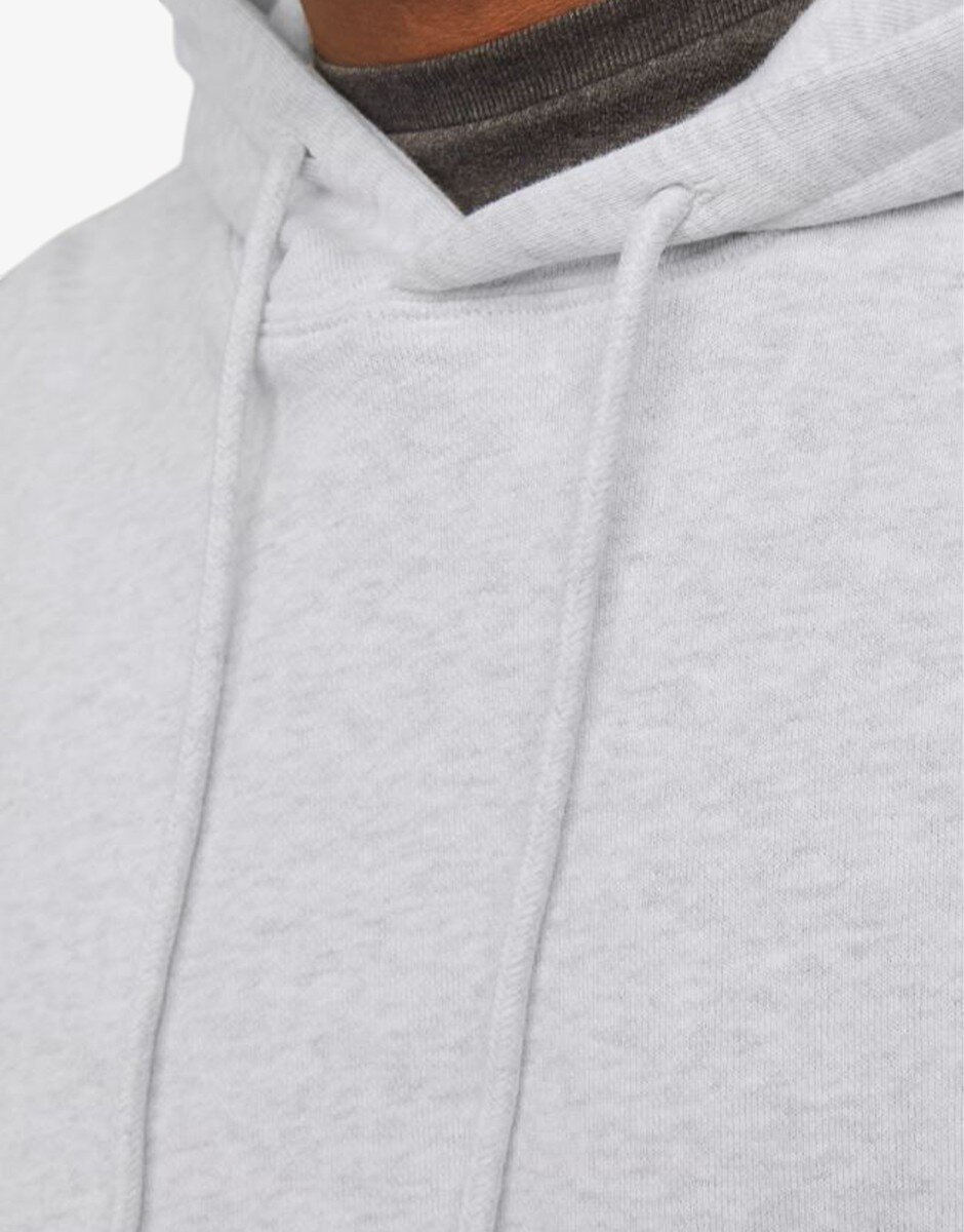 JACK&JONES Jjecharge Sweat Hood Noos White Melange