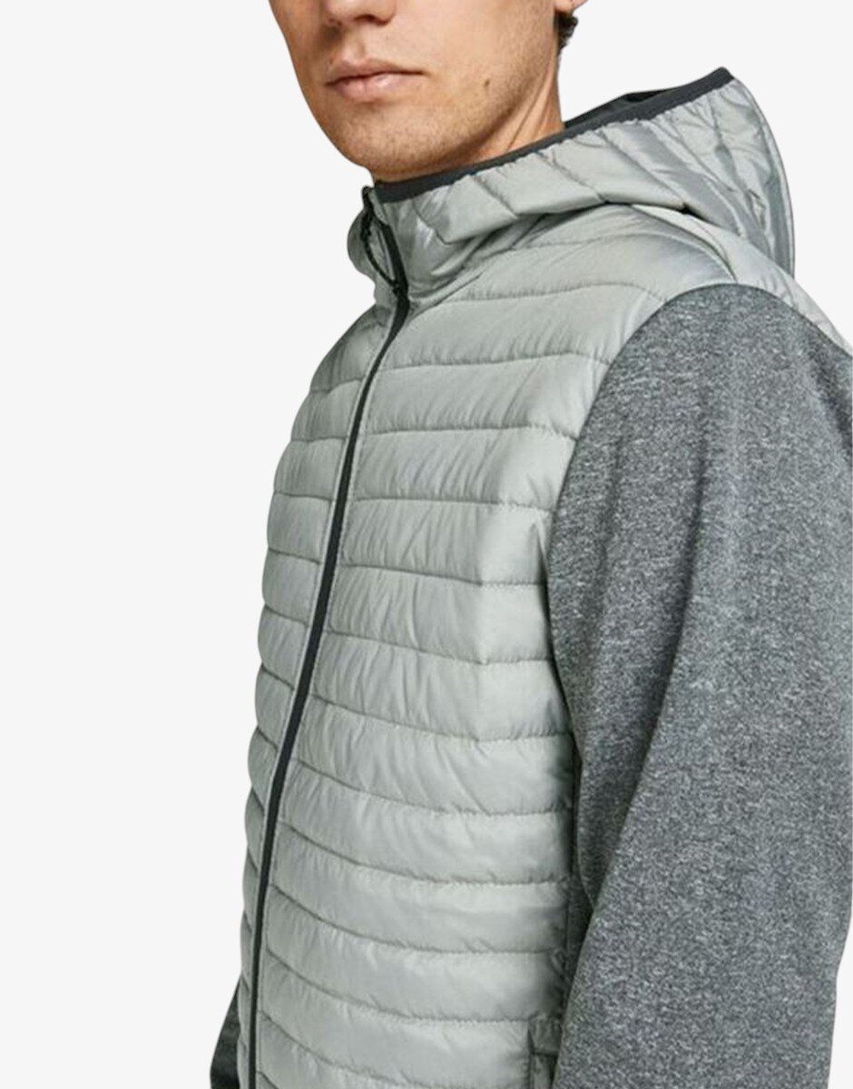 JACK&JONES Jjemulti Quilted Jacket Noos Gray