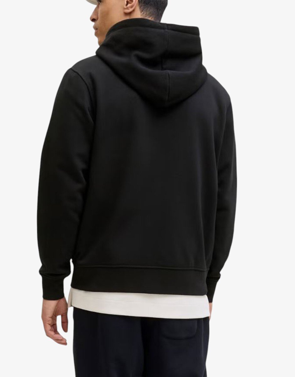 JACK&JONES JJesoho Sweat Zip Hood Noos Black