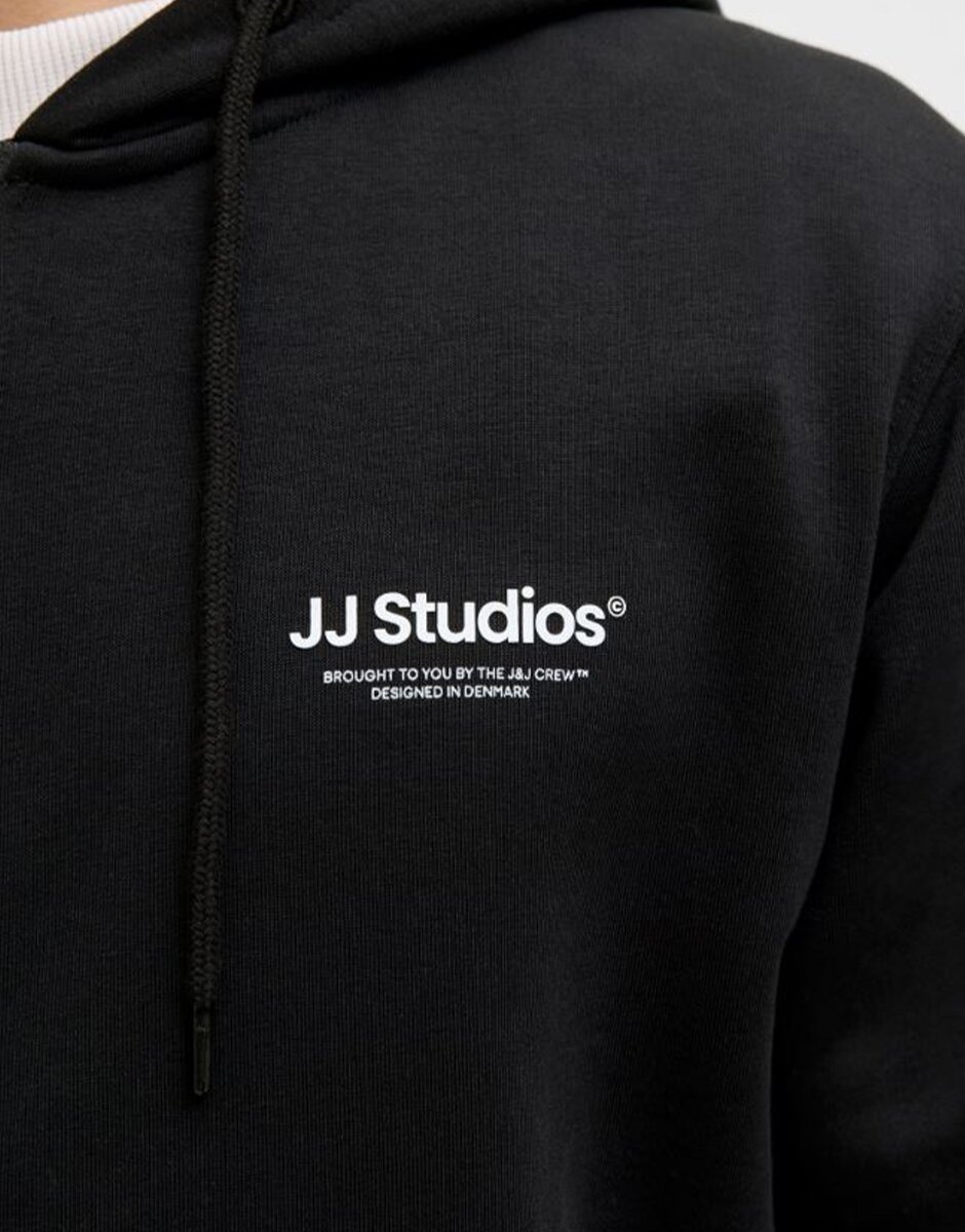 JACK&JONES JJesoho Sweat Zip Hood Noos Black