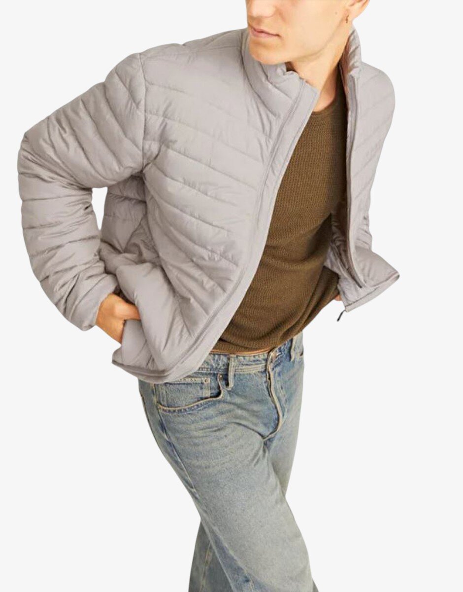 JACK&JONES Jjestate Packable Puffer Collar Noos Beige