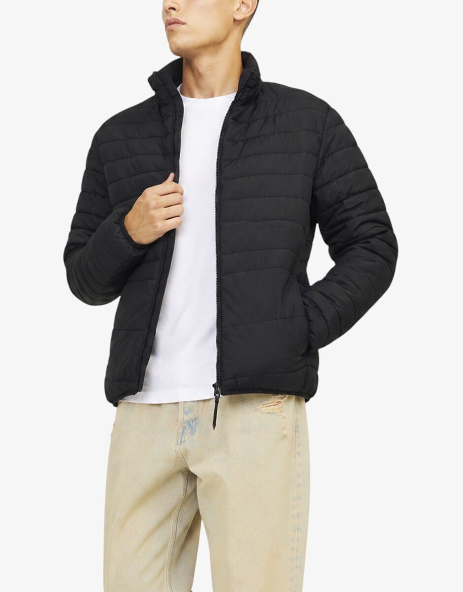 JACK&JONES Jjestate Packable Puffer Collar Noos Black