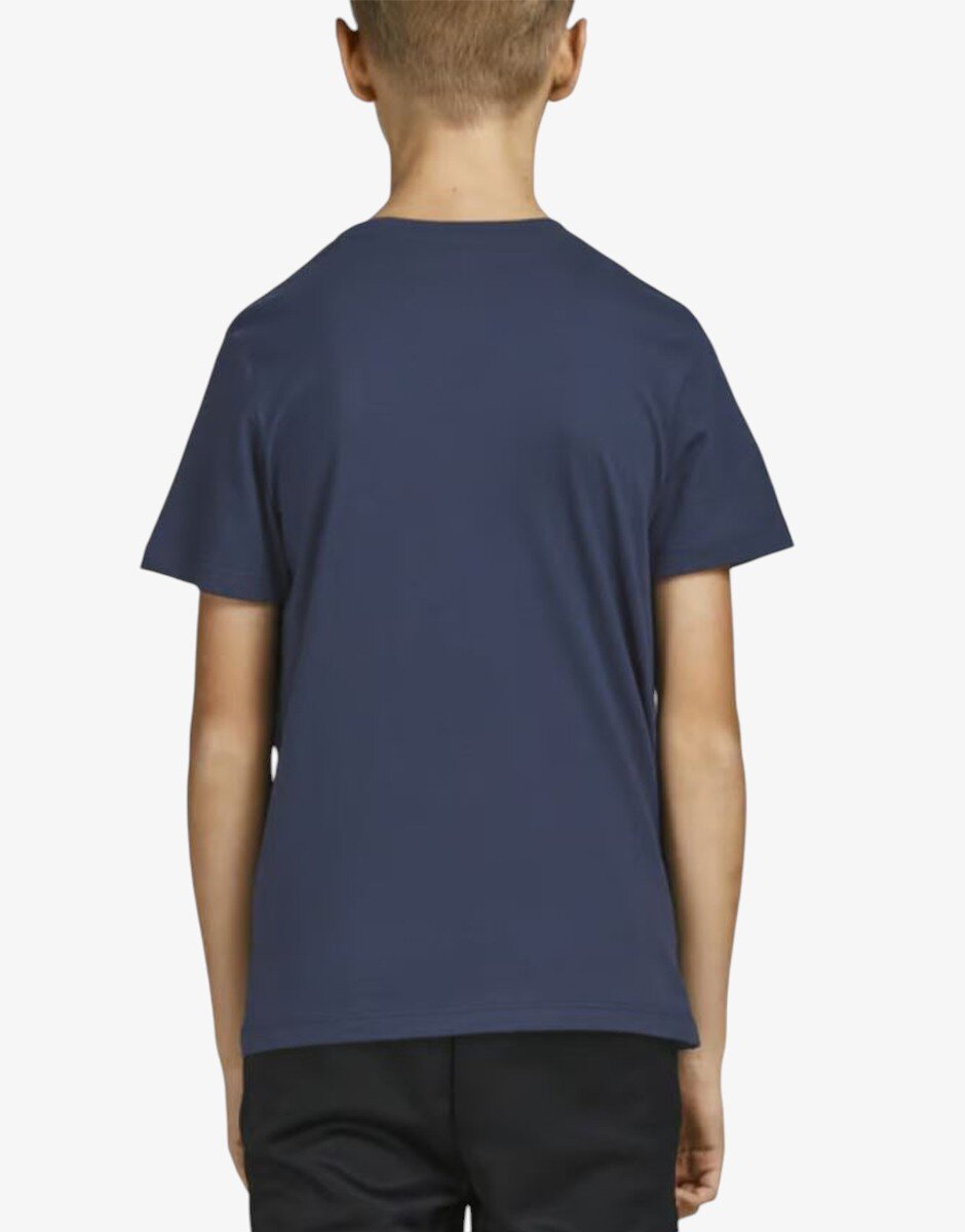 JACK&JONES Jorbrady Tee Ss Crew Neck Sn Jnr Navy