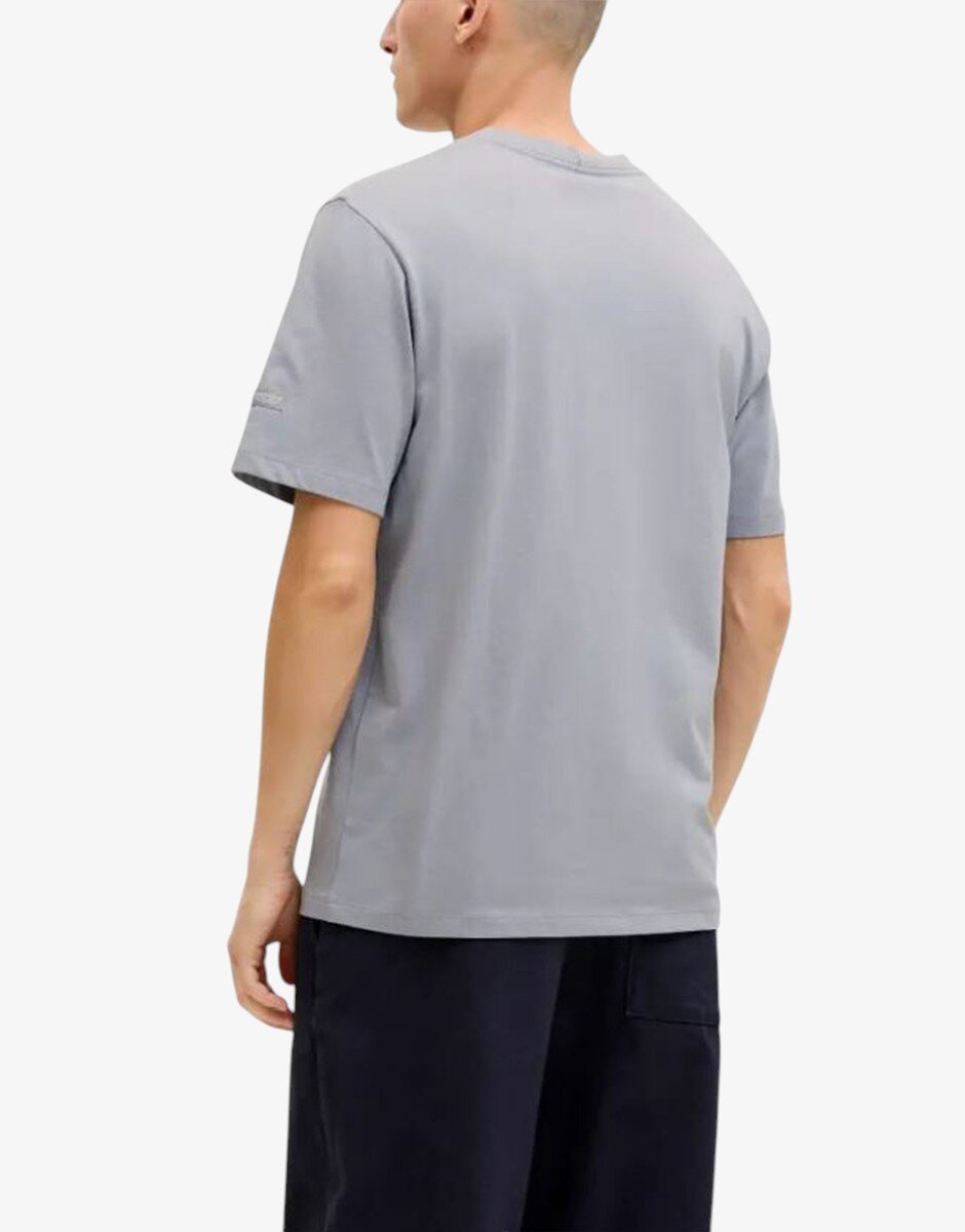JACK&JONES Jorcatskills Square Branding Tee SSCN LN Blue