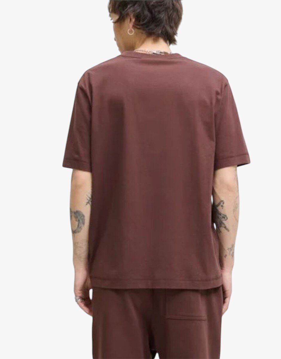 JACK&JONES Jornorrebro EMB Tee SS Crew Neck Noos Red