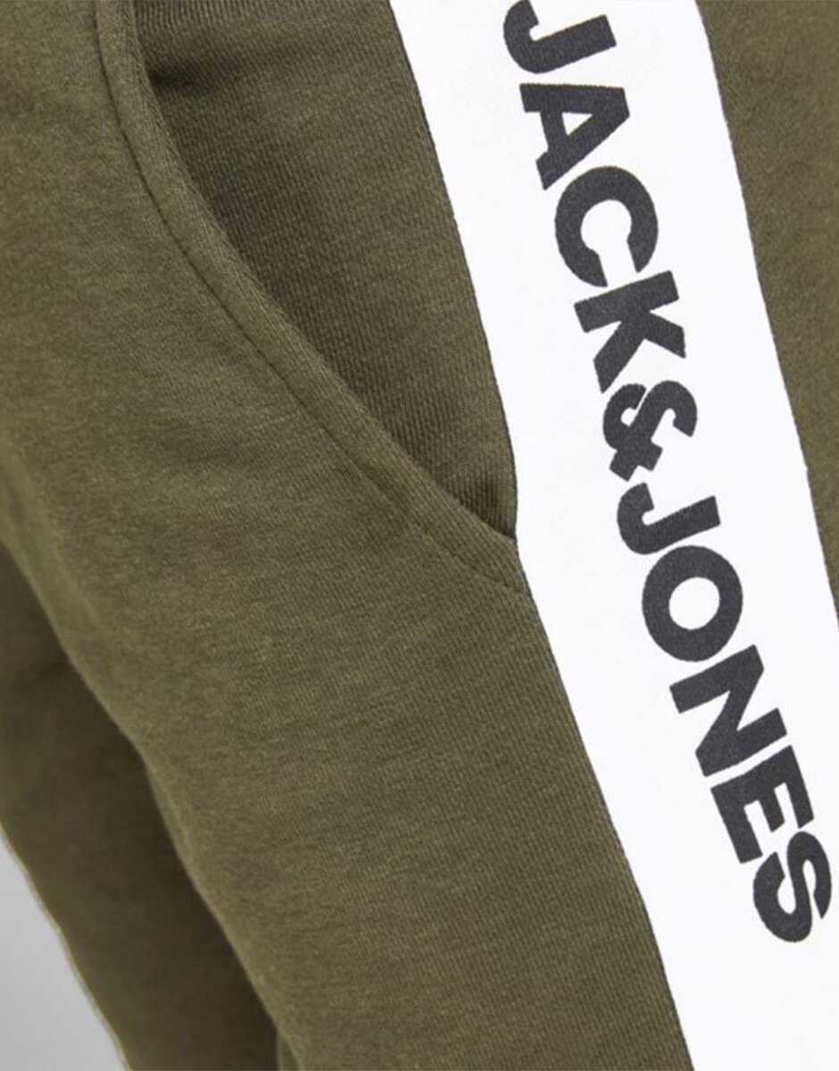 JACK&JONES Jpstlogo Blocking Sweat Shorts Vg Sn Jnr Green