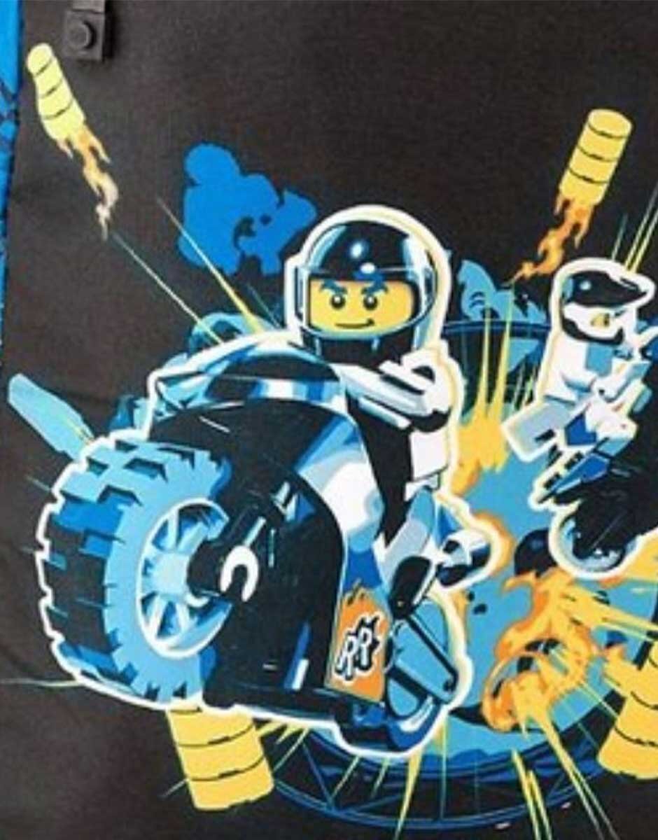 Lego City Race Backpack Black/Blue