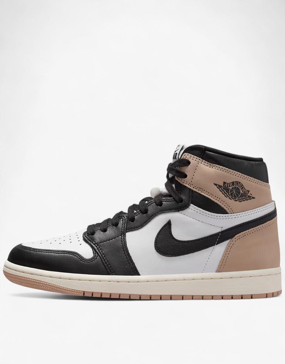 Nike Air Jordan 1 High Shoes White/Latte