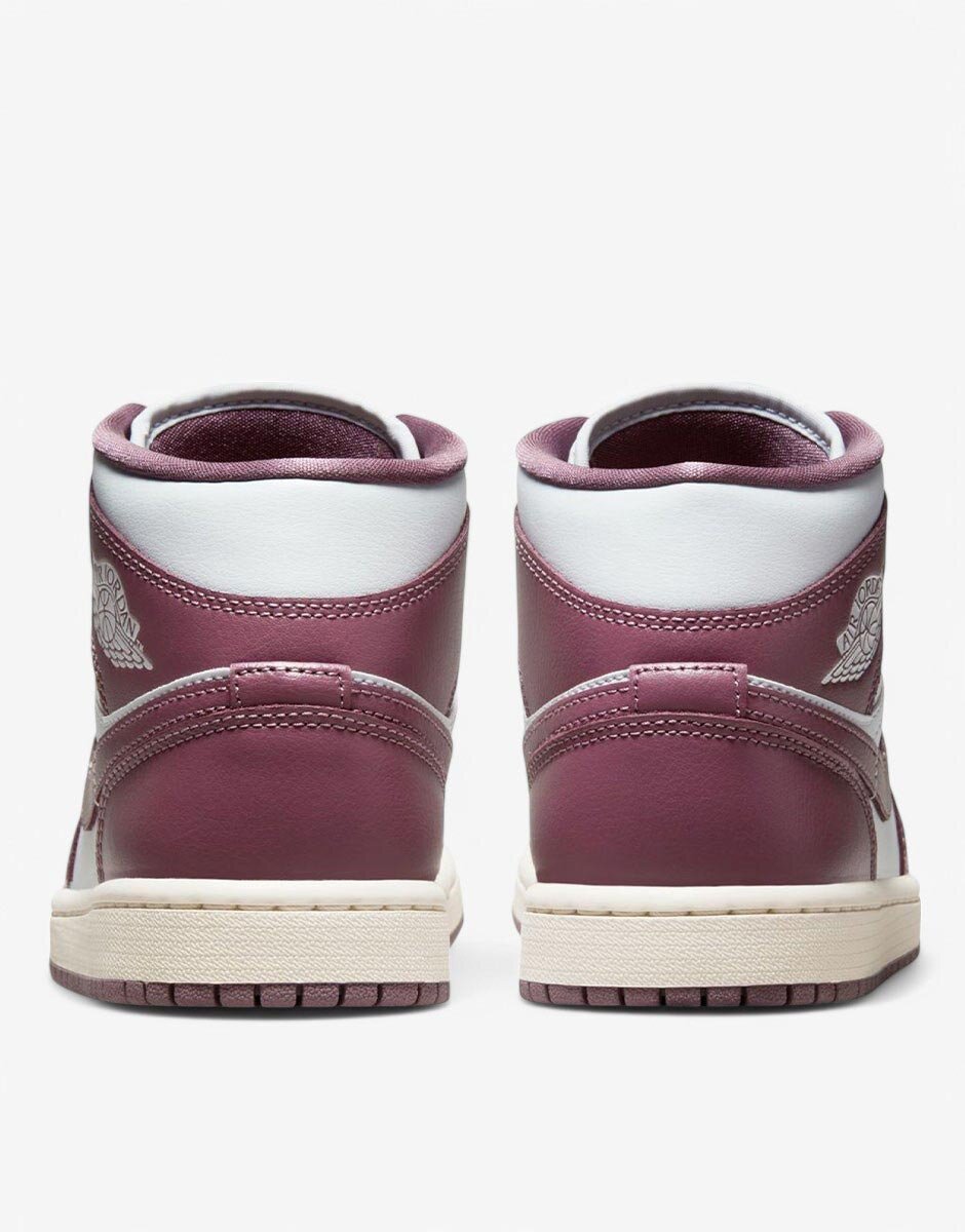 Nike Air Jordan 1 Mid Shoes Mauve/White