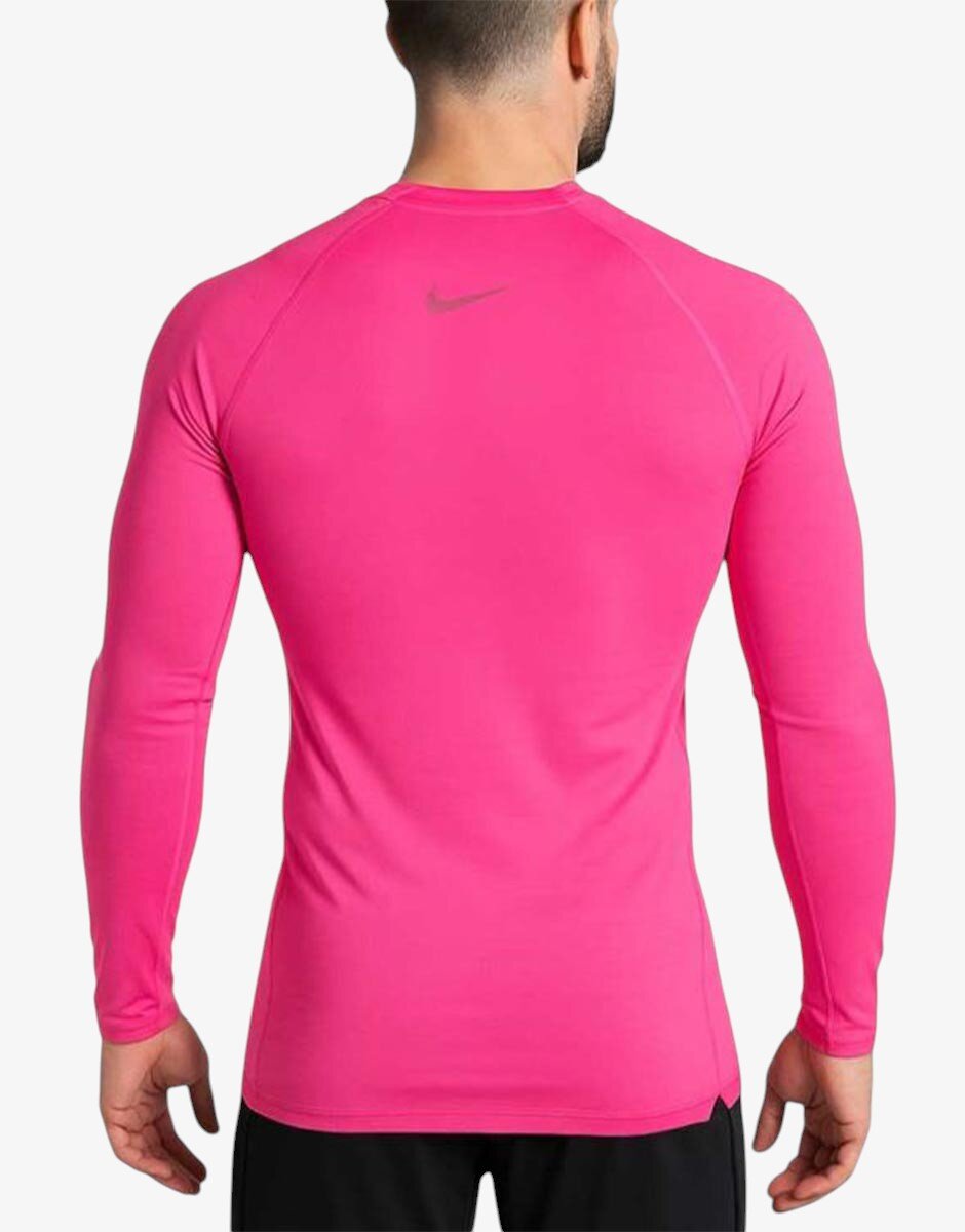 Nike Pro Mock Thermoactive Long Sleeve Top Pink