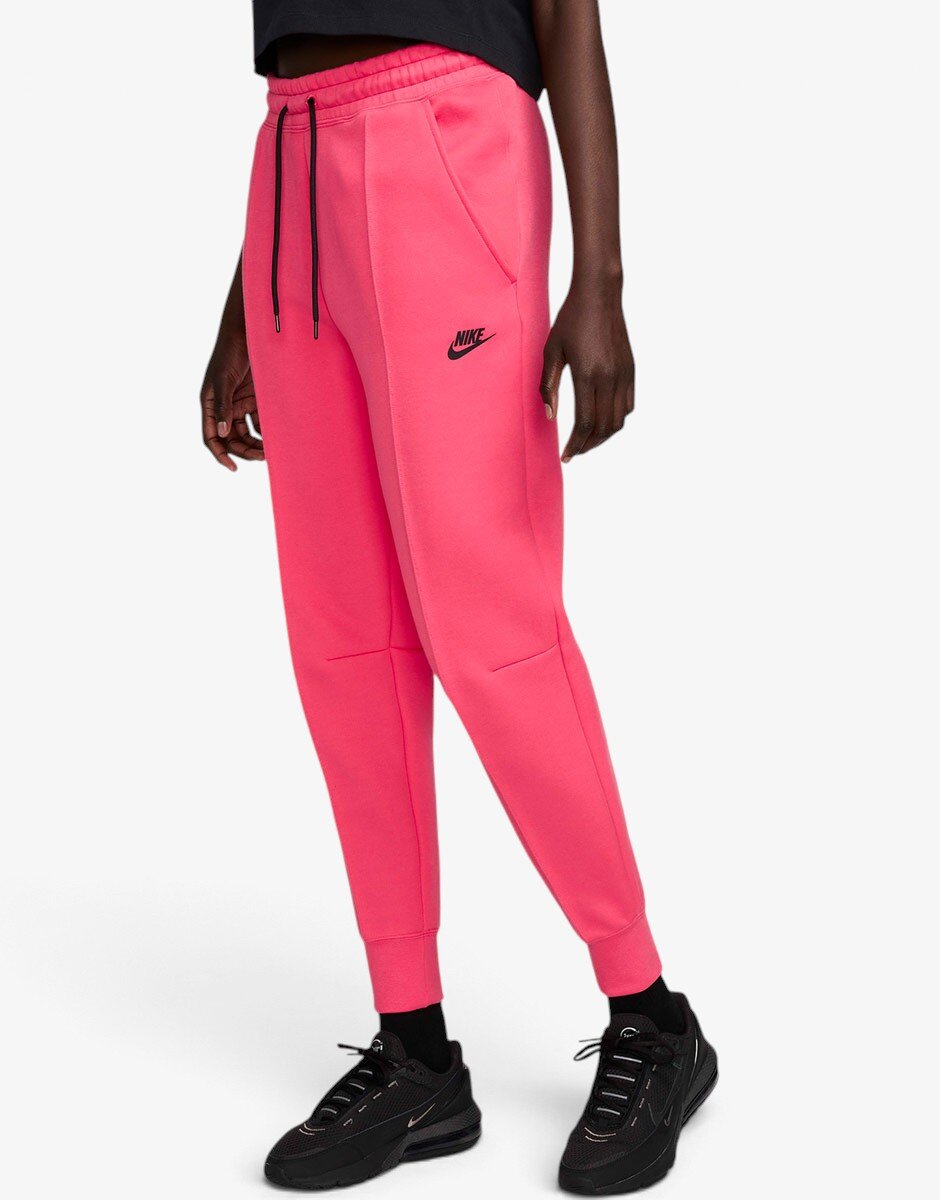 Nike Sportswear Tech Fleece Md-Rise Jogger Pink