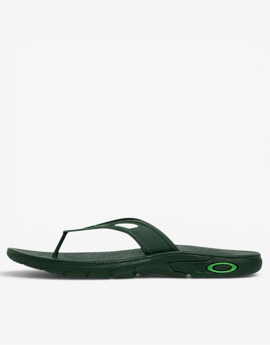 Oakley OAKEY Akley Ellipse Flip Flops Green/Black