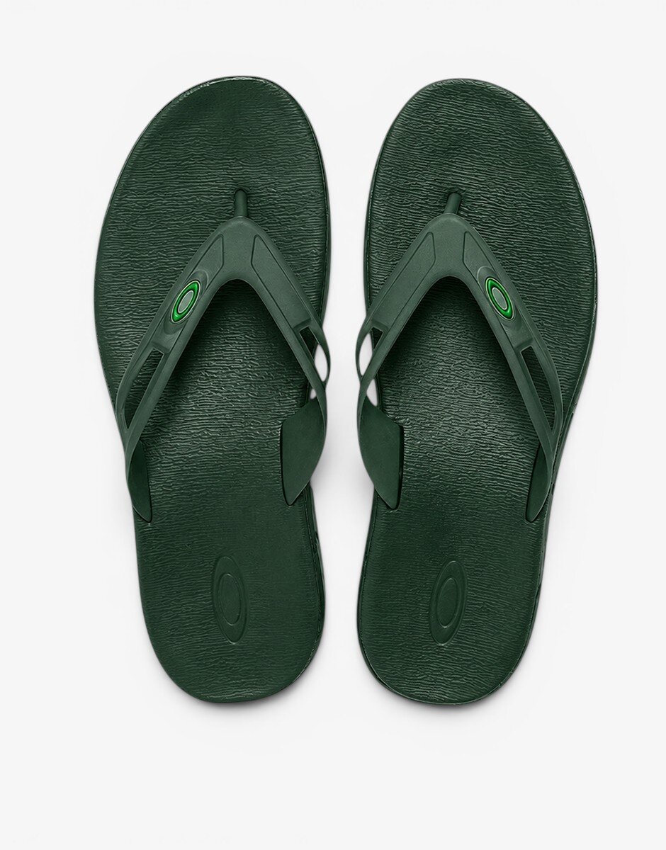 Oakley OAKEY Akley Ellipse Flip Flops Green/Black