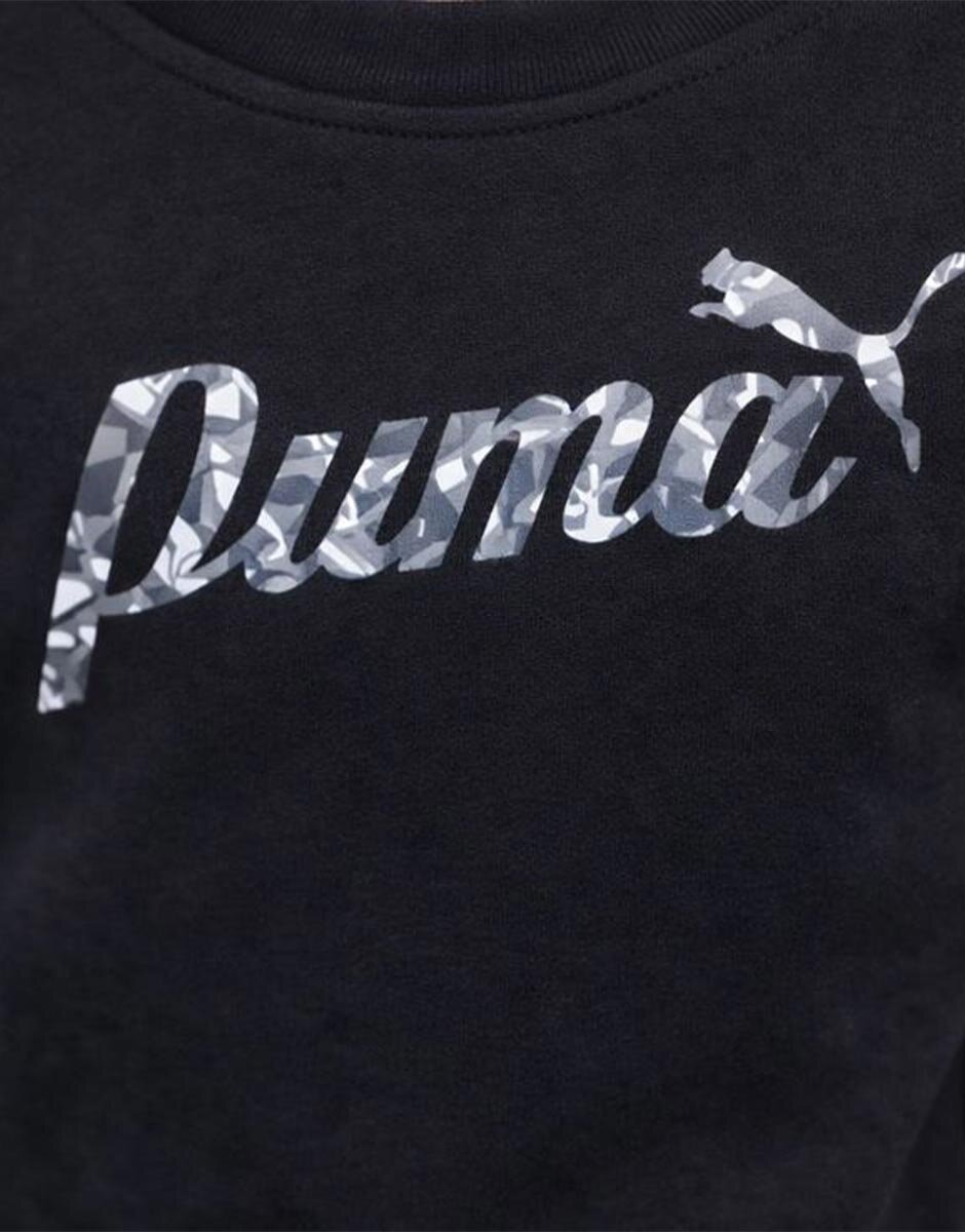 Puma Class Act Crew And Leggings Fleece Set Black