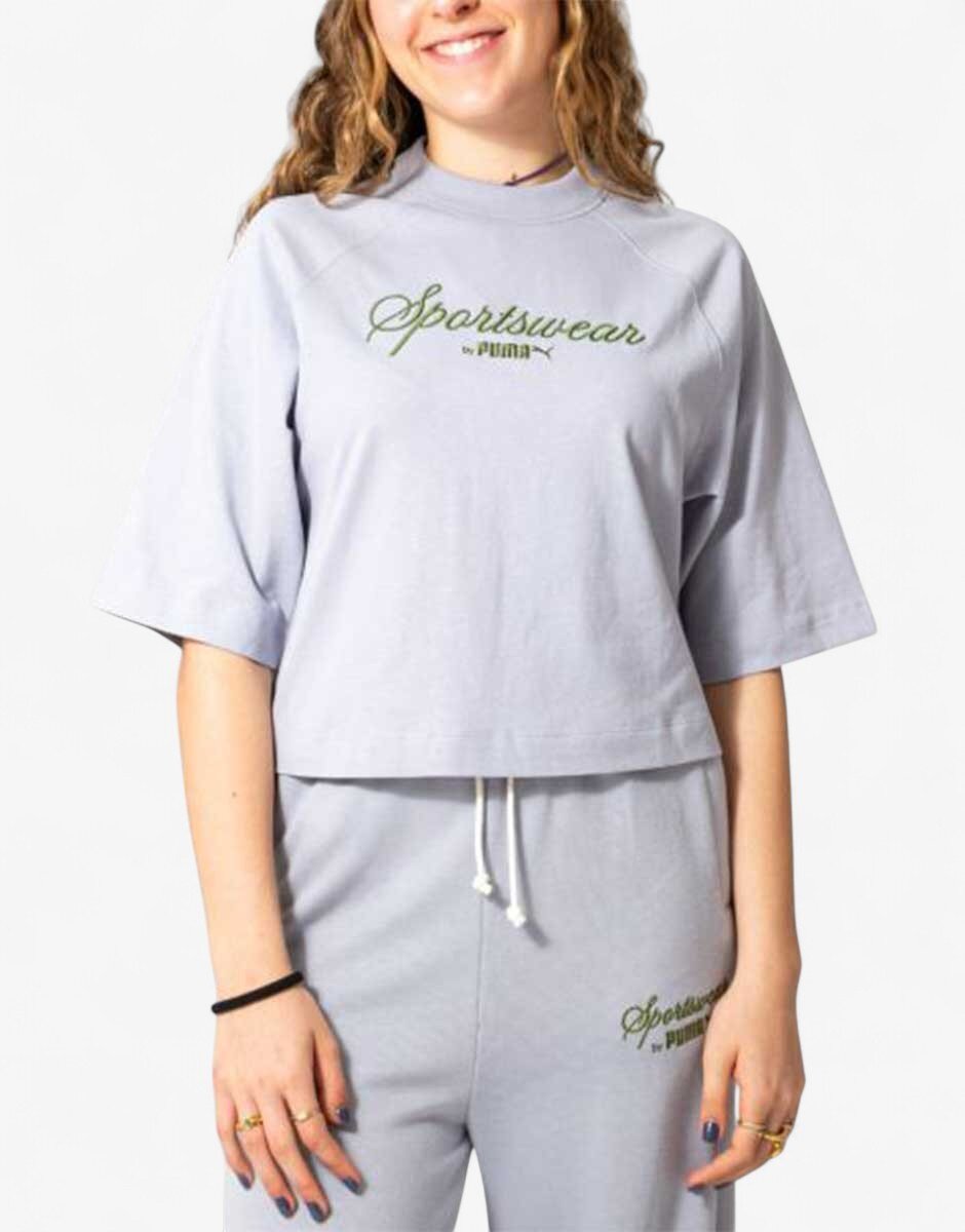 Puma Classic Oversized Tee Grey