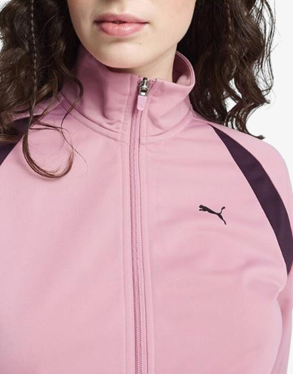 Puma Classic Tricot Tracksuit Pink/Black