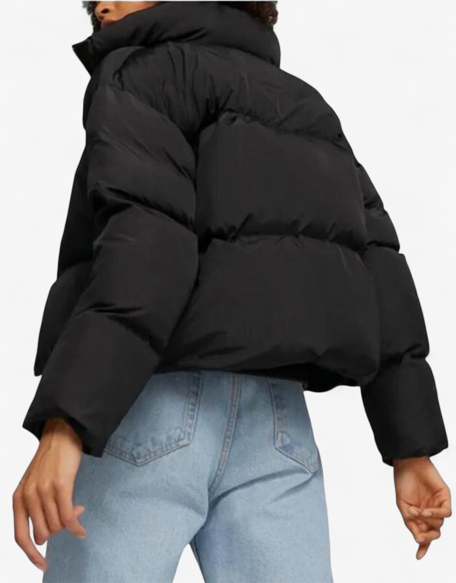 Puma Classics Oversized Puffer Jacket Black