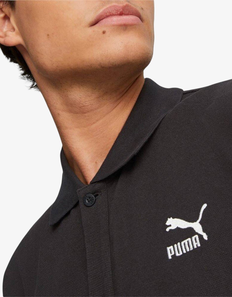 Puma Classics Pique Shirt Black