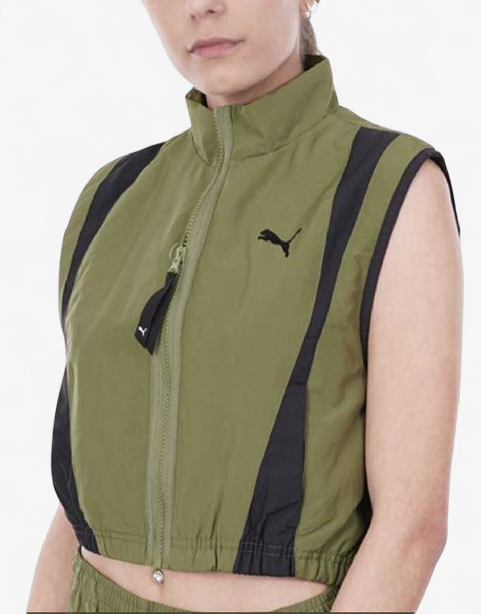 Puma Dare To Woven Vest Green