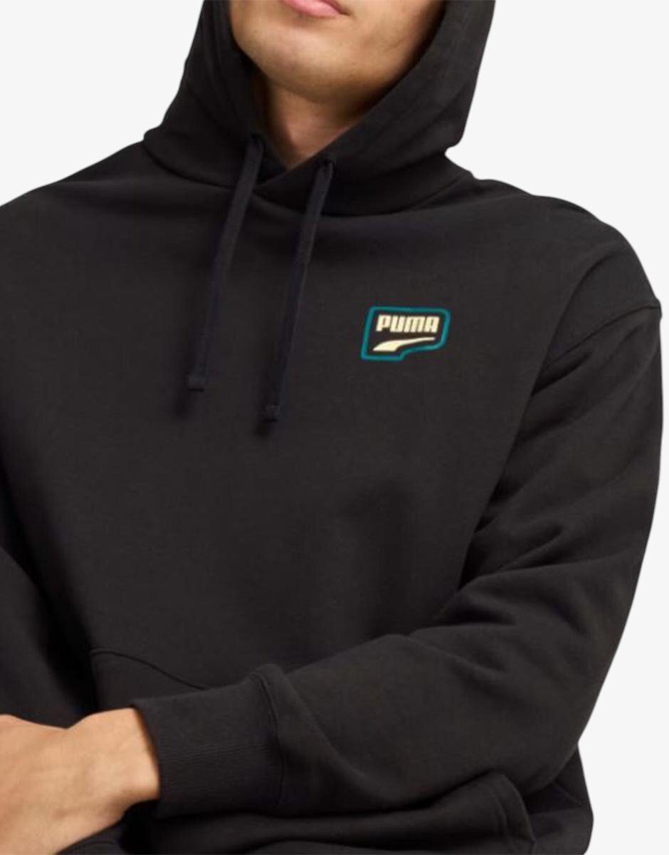 Puma Downtown Graphic Hoodie Black M