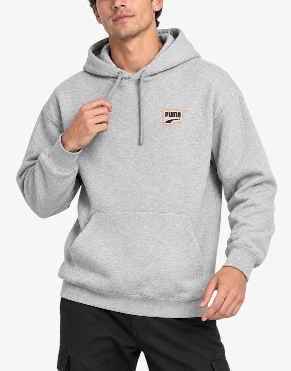 Puma Downtown Graphic Hoodie Gray