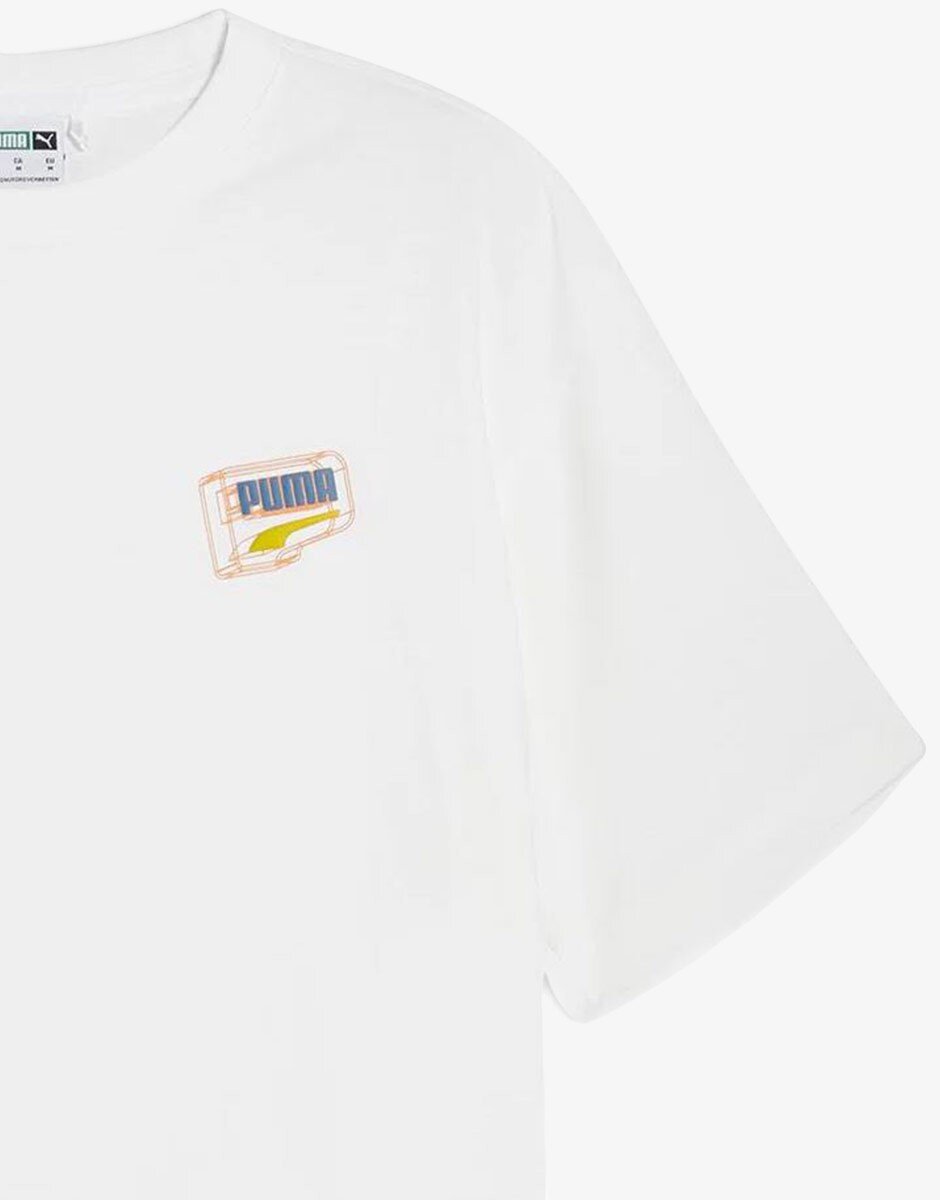 Puma Downtown Graphic Tee White