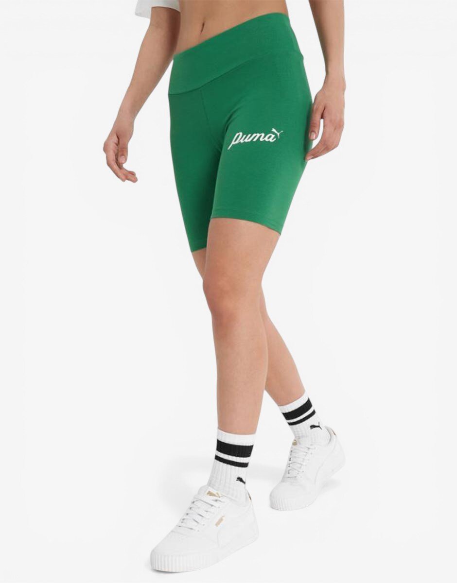 Puma Essentials+ Blossom 7 Script Tights Green
