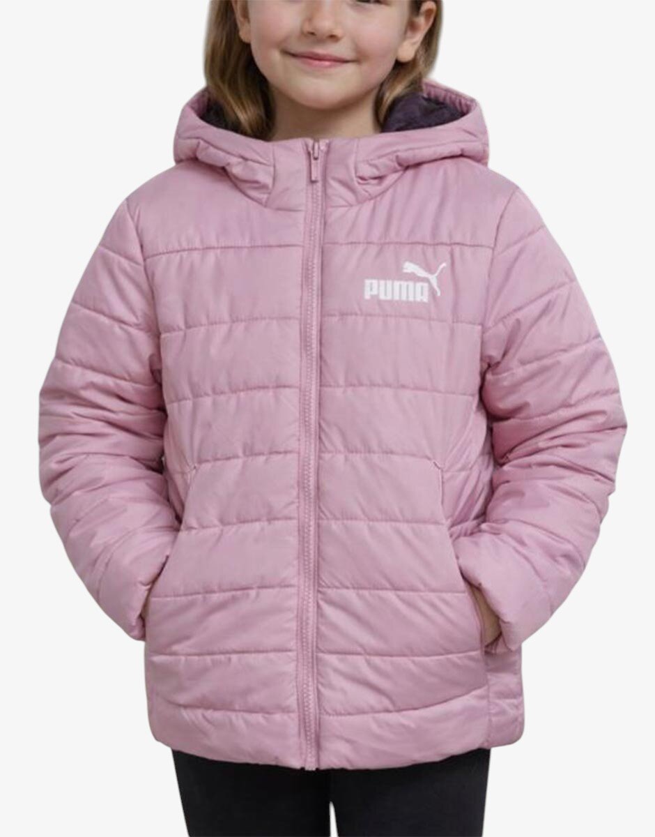 Puma Essentials Hooded Padded Jacket Pink