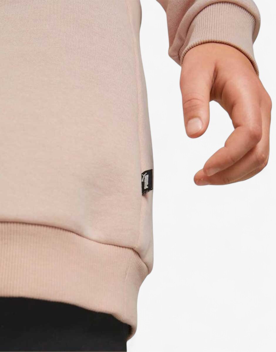 Puma Essentials Logo Hooded Dress Pink