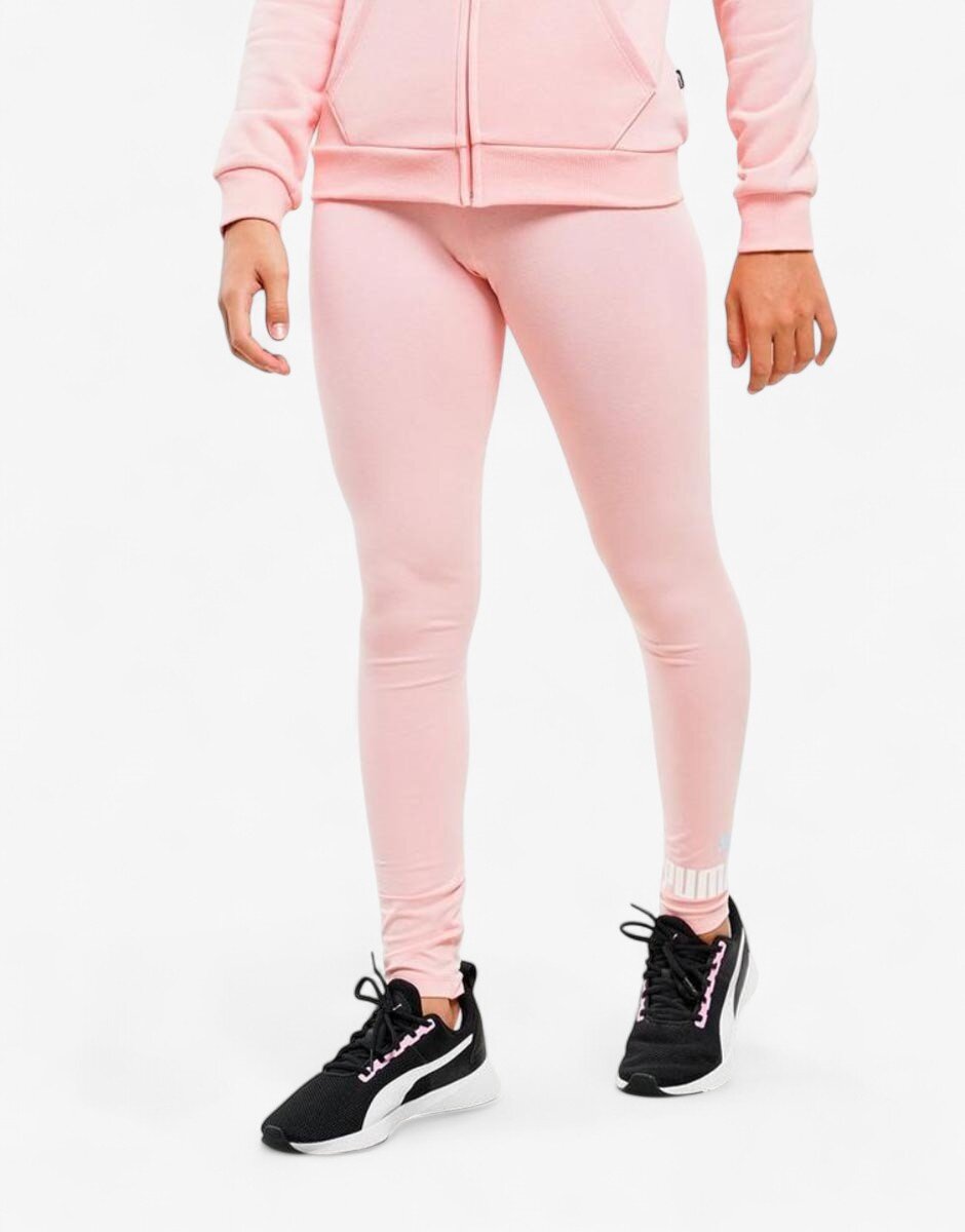 Puma Essentials Logo Leggings Pink