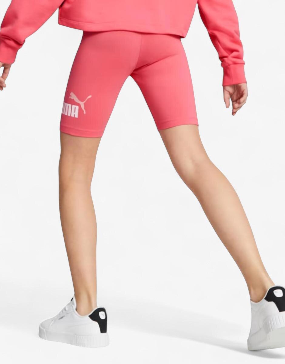 Puma Essentials Logo Short Tights Pink