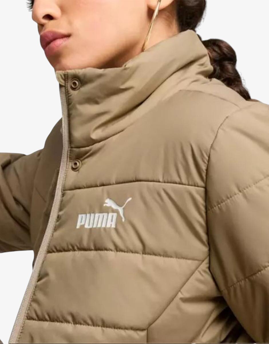 Puma Essentials + Padded Jacket Brown