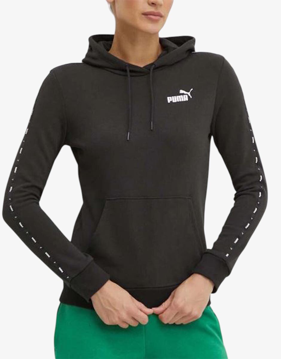 Puma Essentials Tape Hoodie Black
