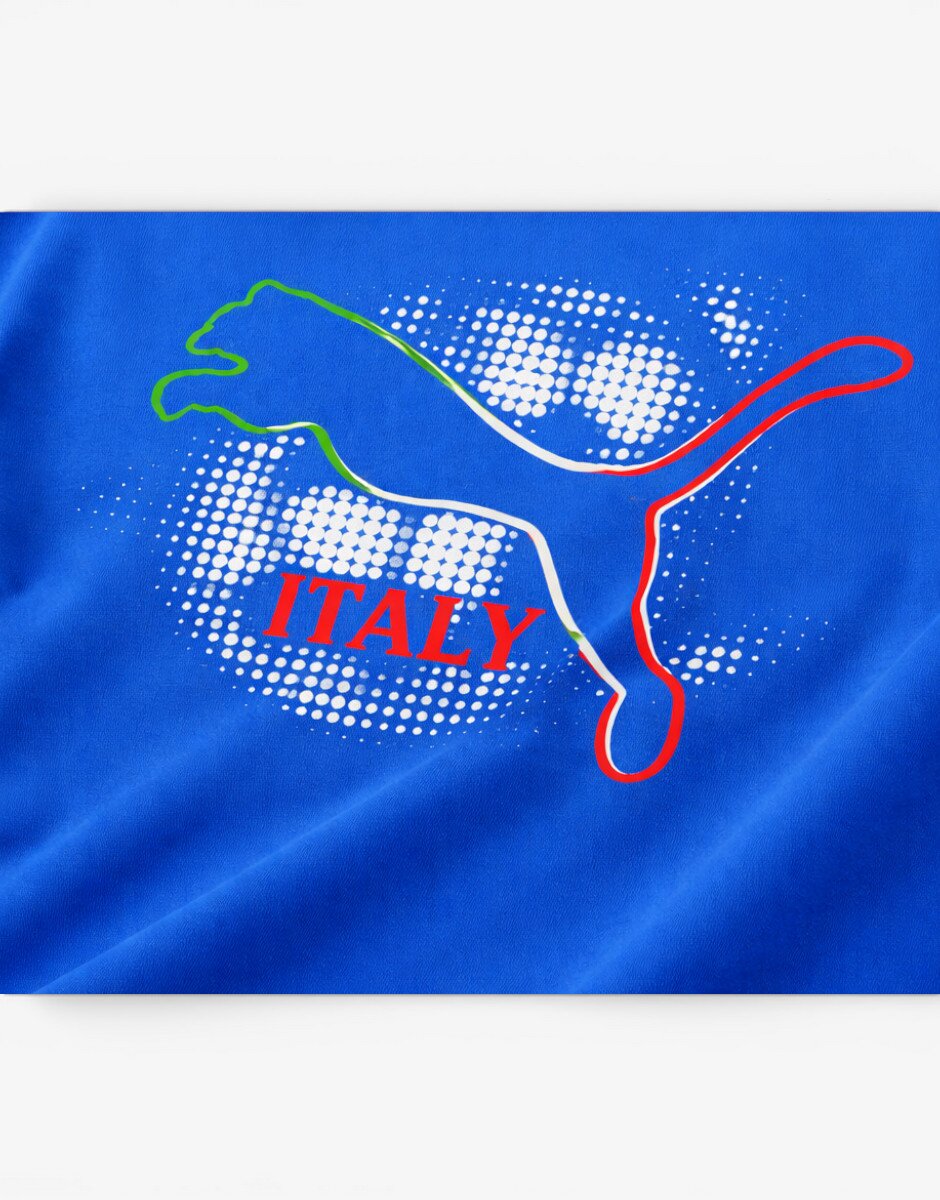Puma Euro Cup Italy Tee Blue