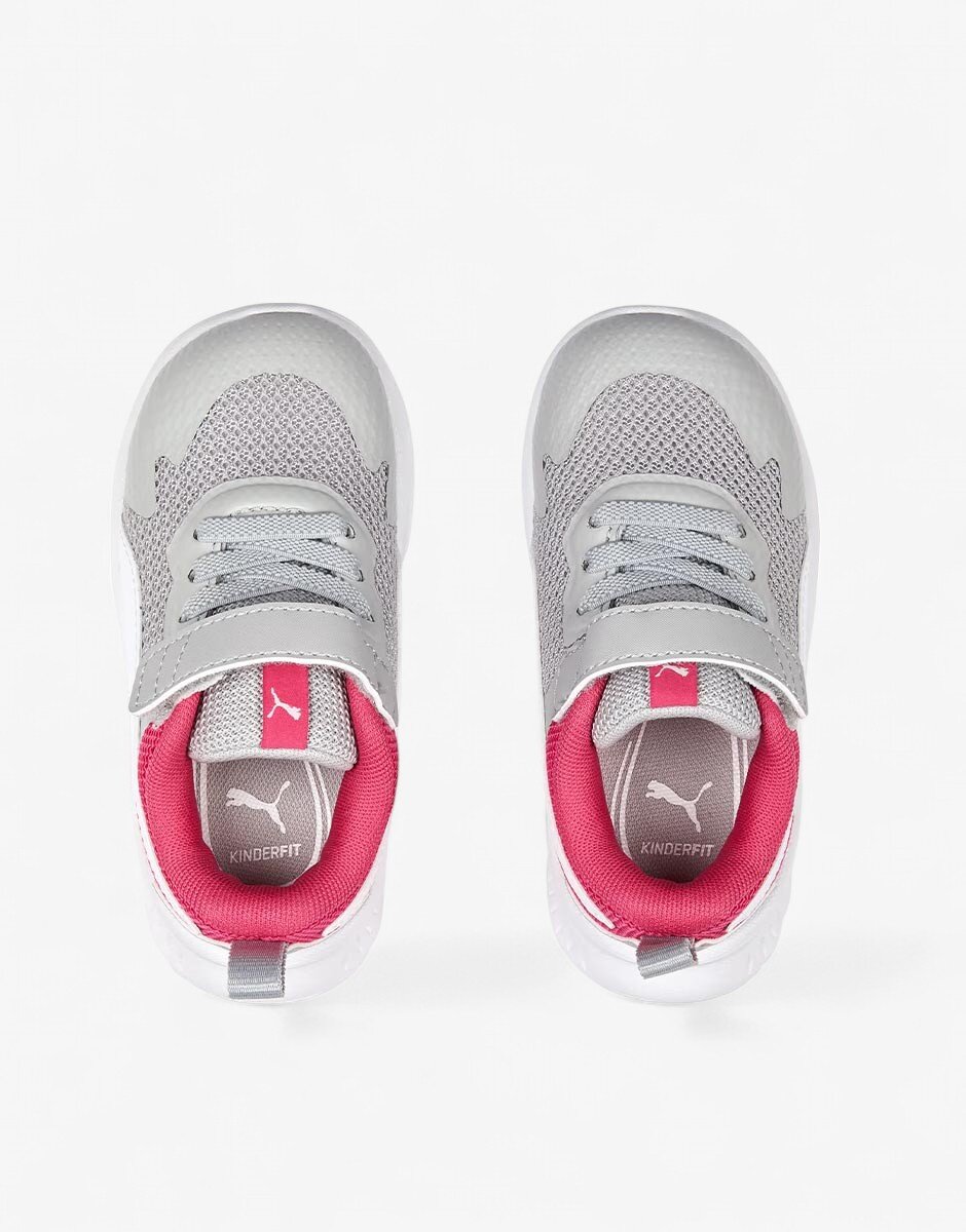 Puma Evolve Run Mesh Alternative Closure Shoes Grey/Pink