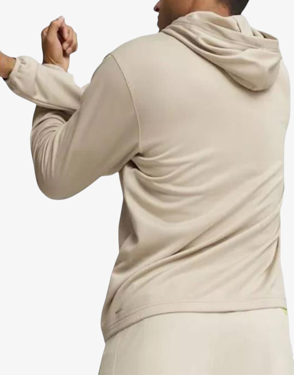 Puma Fit Taped PowerFleece Lite Hoodie Beige