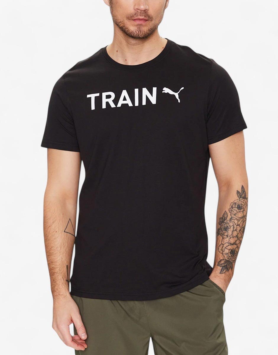 Puma Graphic Training Tee Black