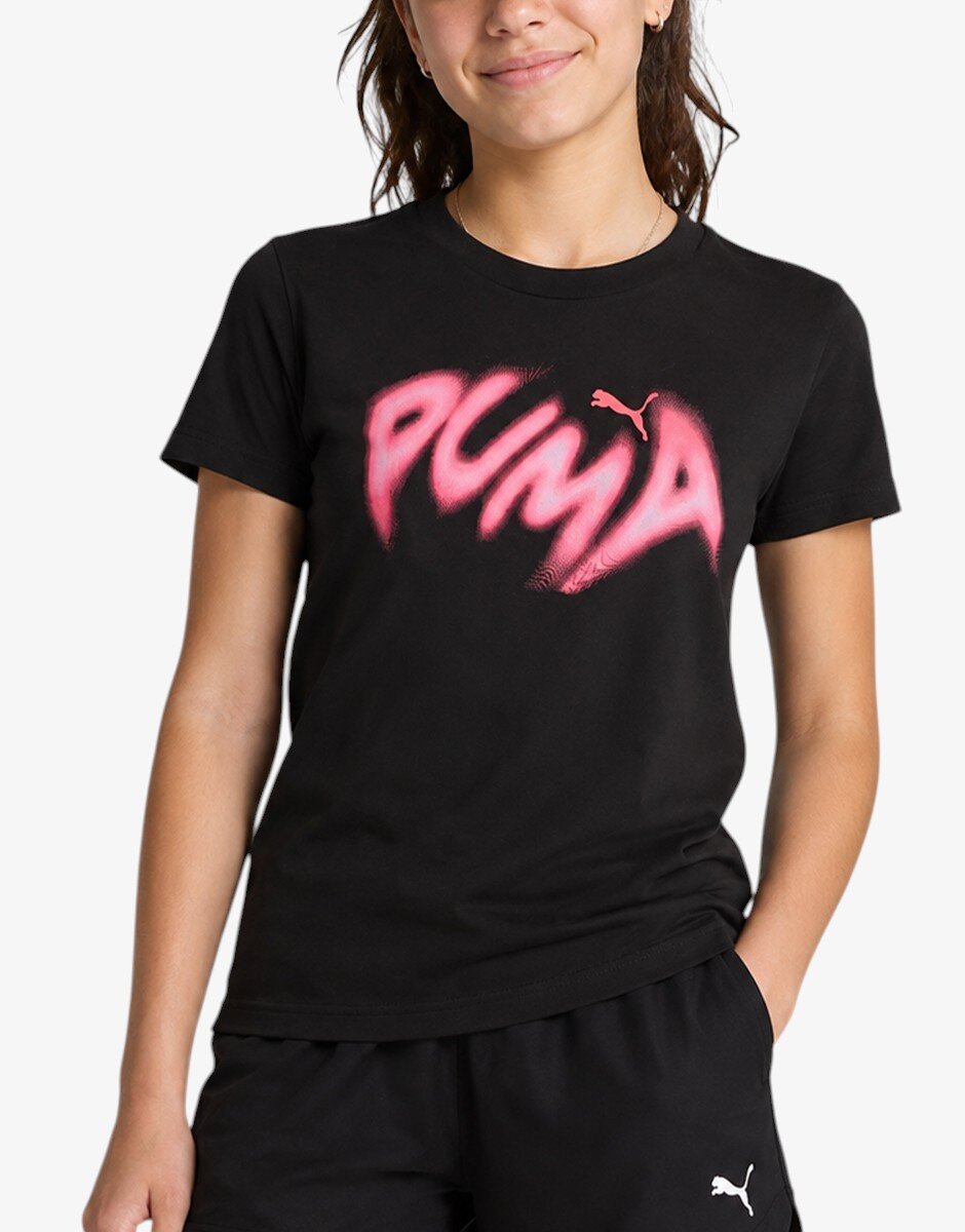 Puma Graphics Warped Tee G PUM Black