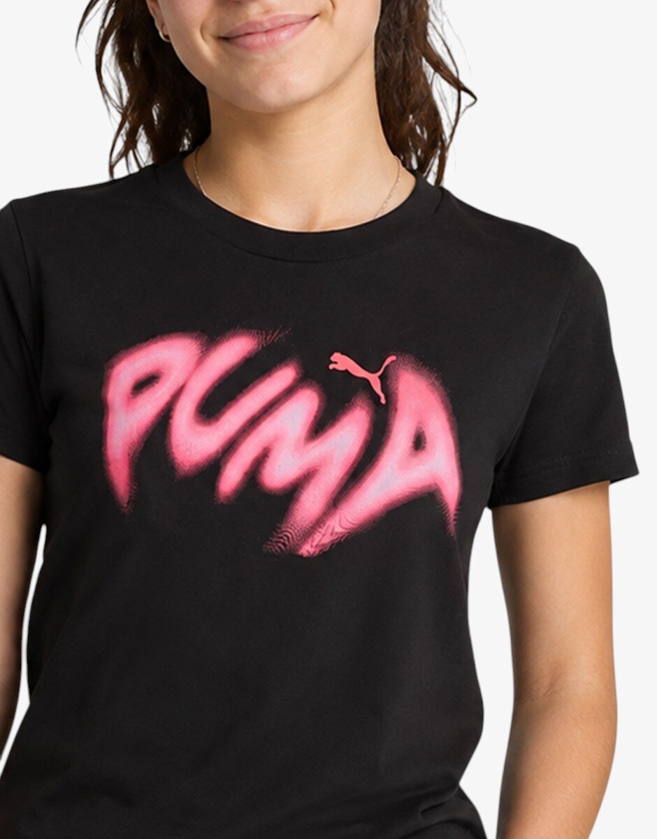 Puma Graphics Warped Tee G PUM Black