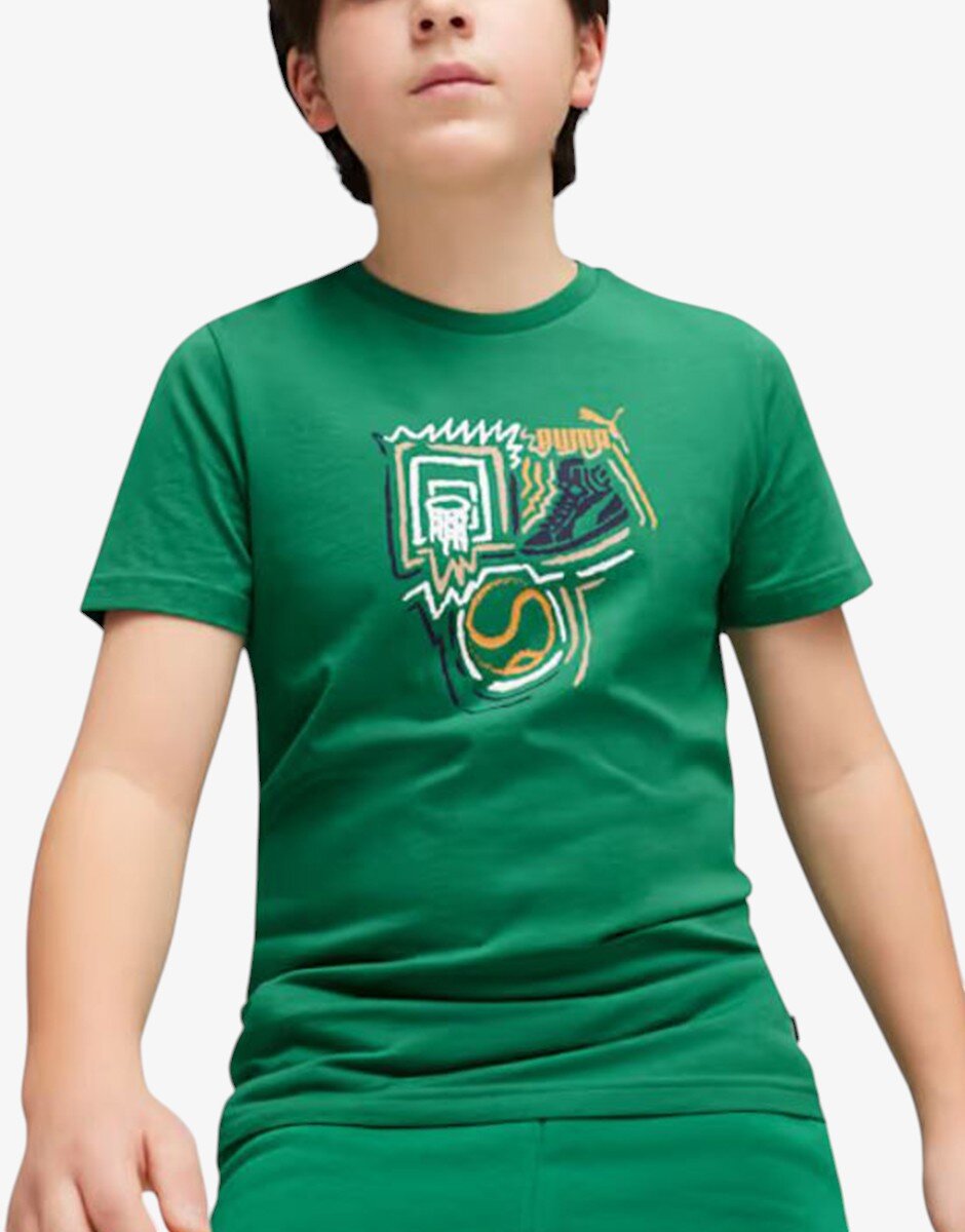 Puma Graphics Year of Sports Tee B Green
