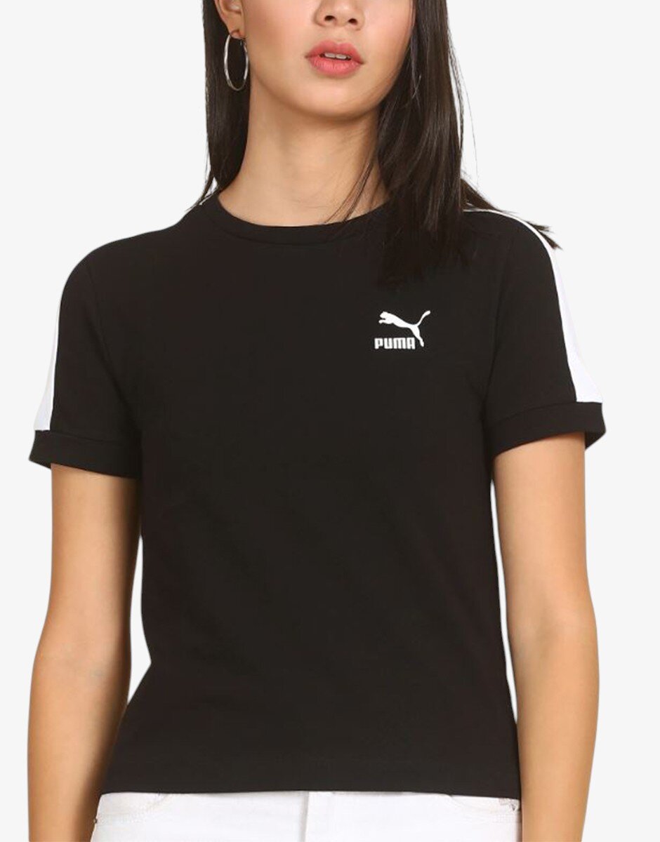 Puma Iconic T7 Baby Tee G Black