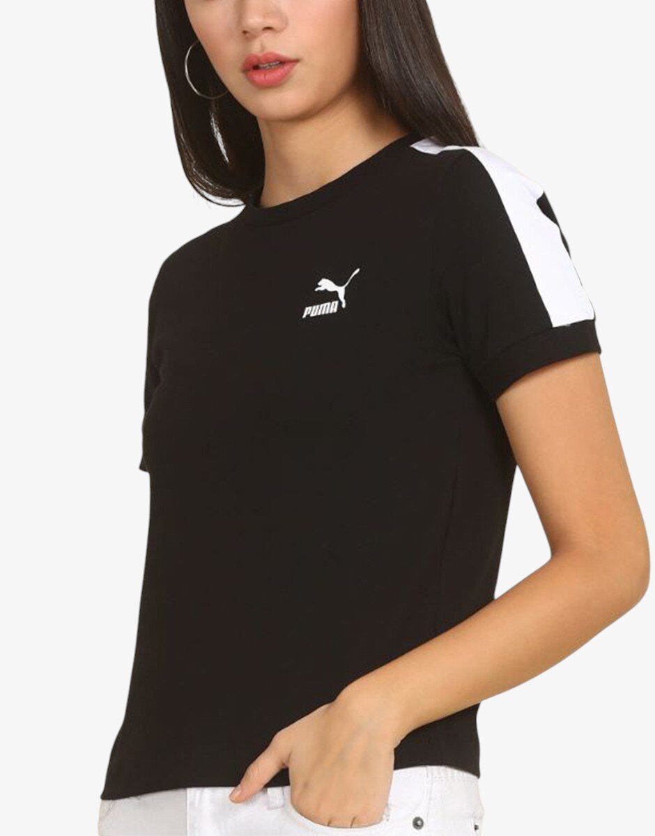 Puma Iconic T7 Baby Tee G Black