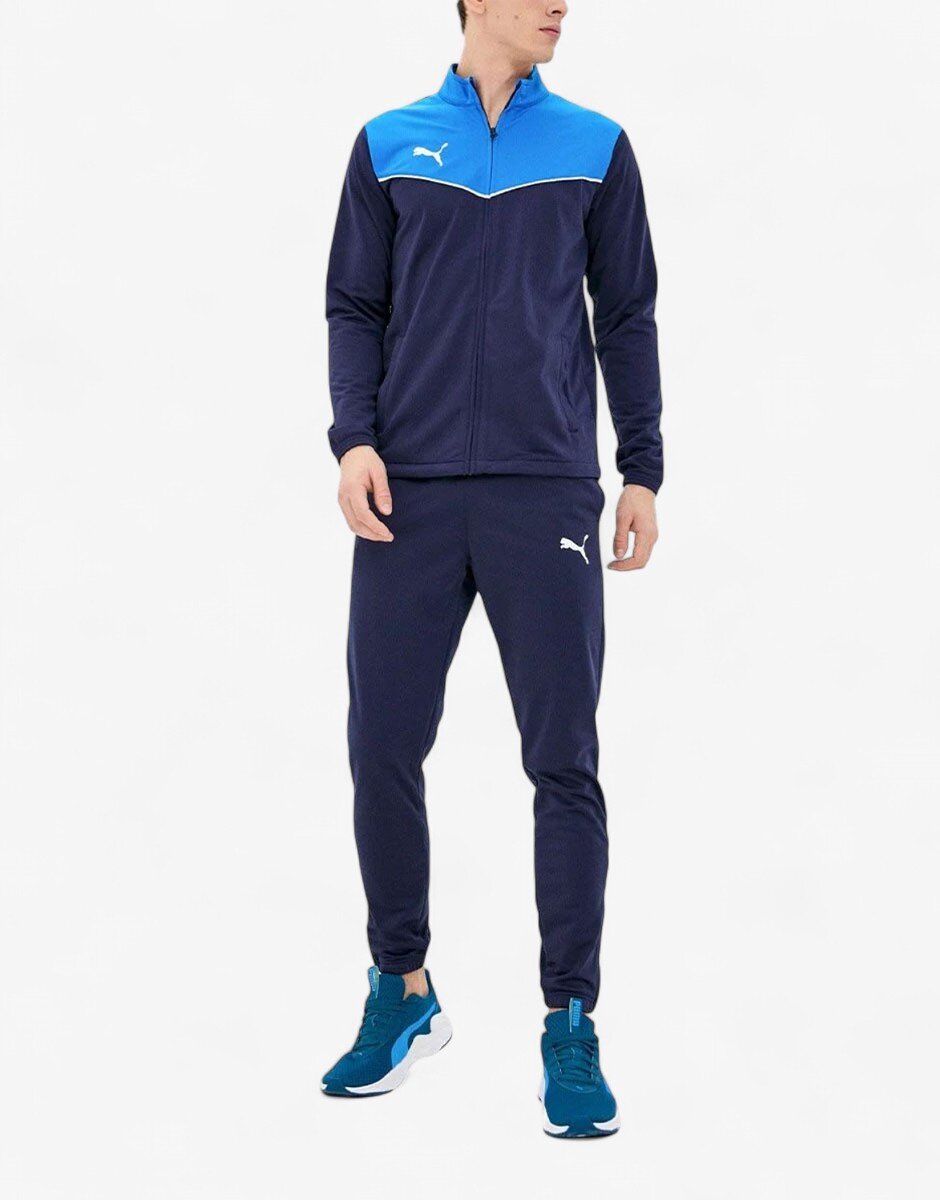 Puma IndividualRISE Youth Tracksuit Navy