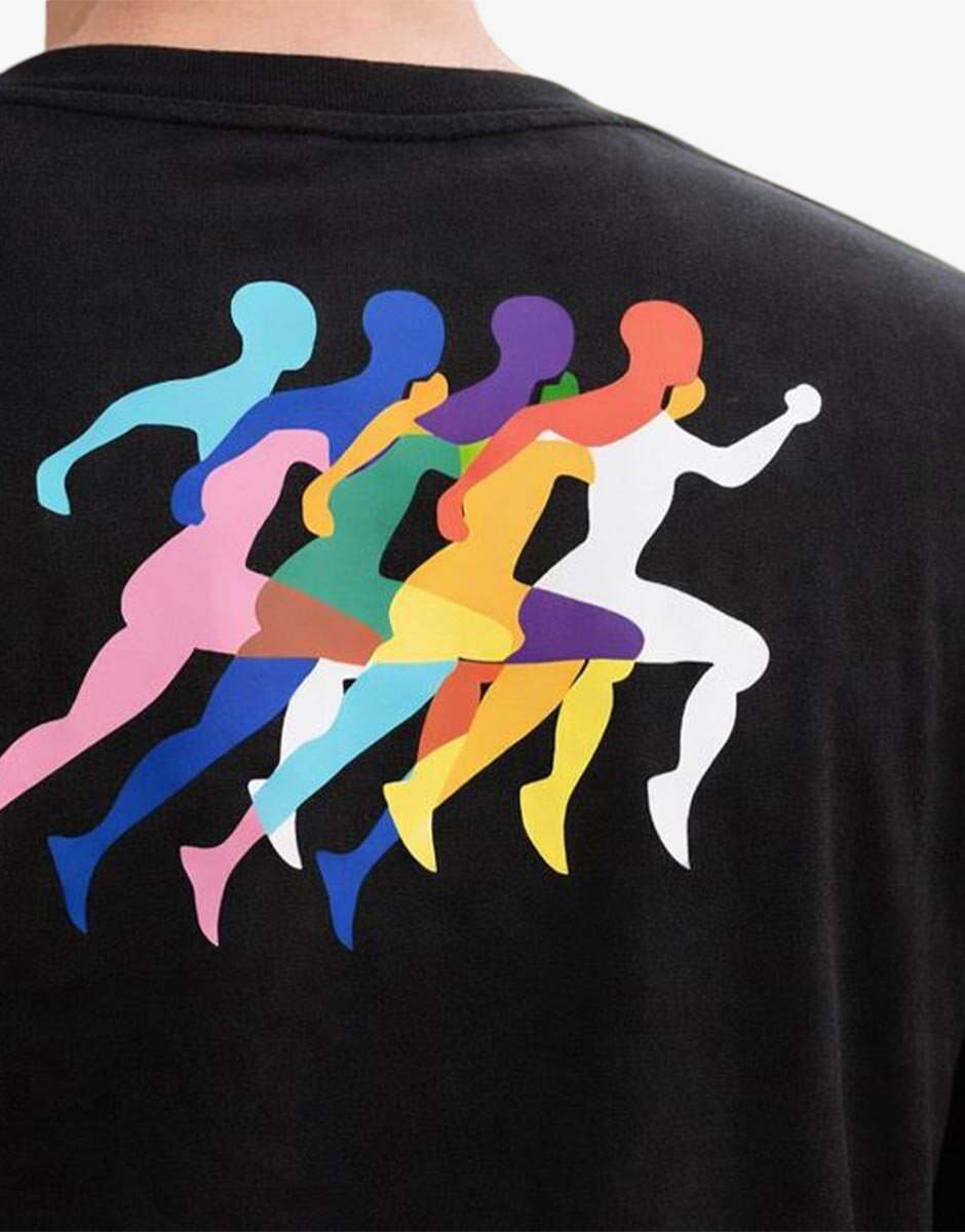 Puma Love Marathon Graphic Tee Black