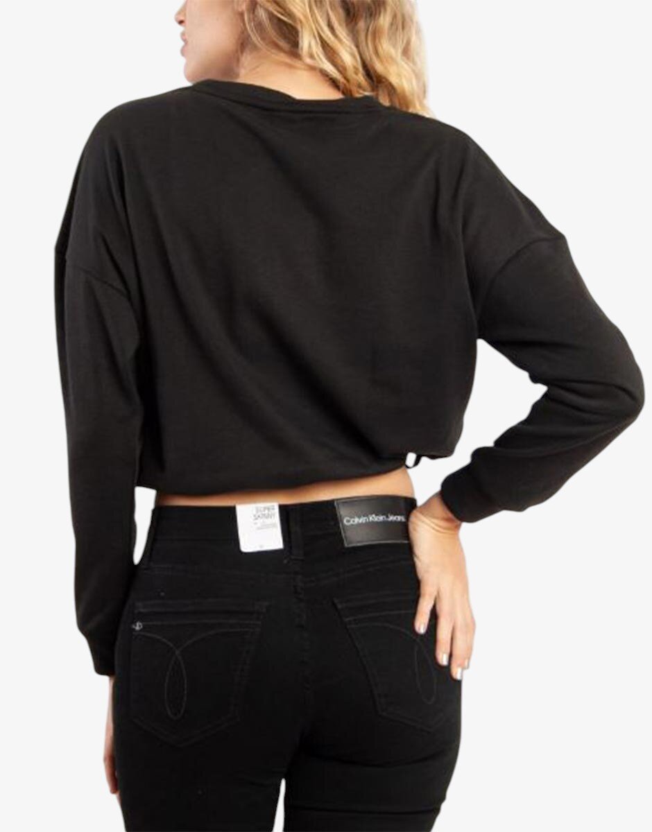 Puma Nova Shine Pull Over Sweatshirt Black