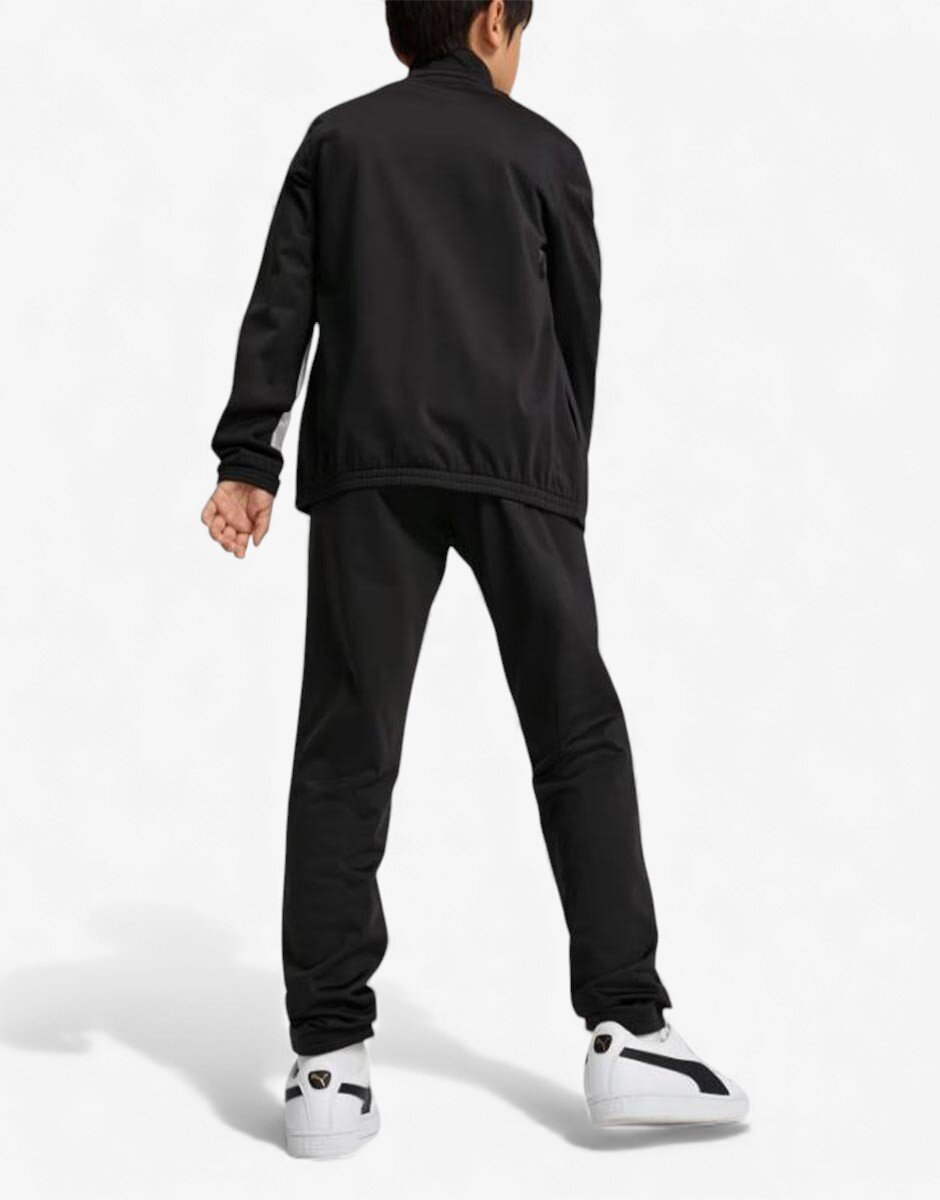 Puma Poly Colorblock Tracksuit Black/White