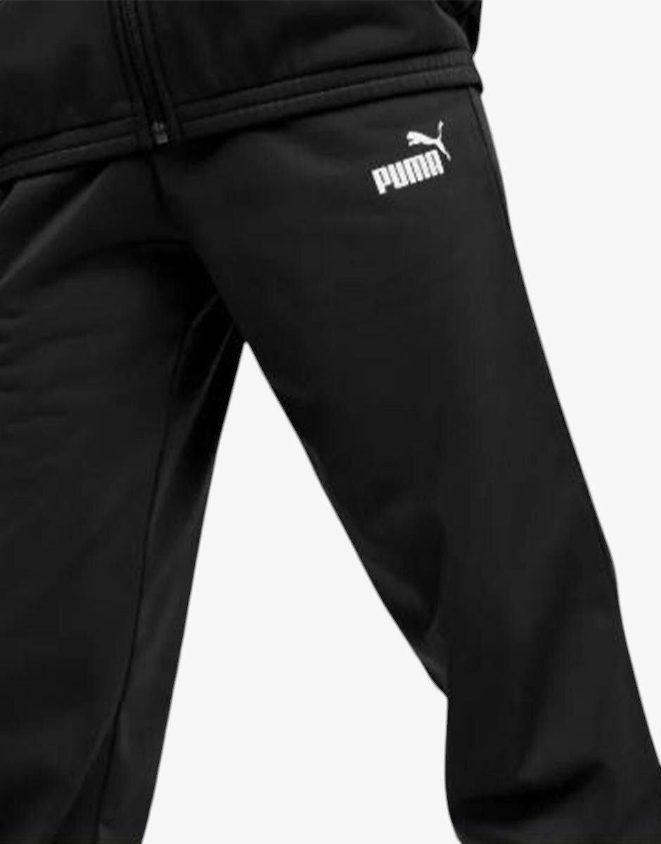 Puma Poly Colorblock Tracksuit Black/White