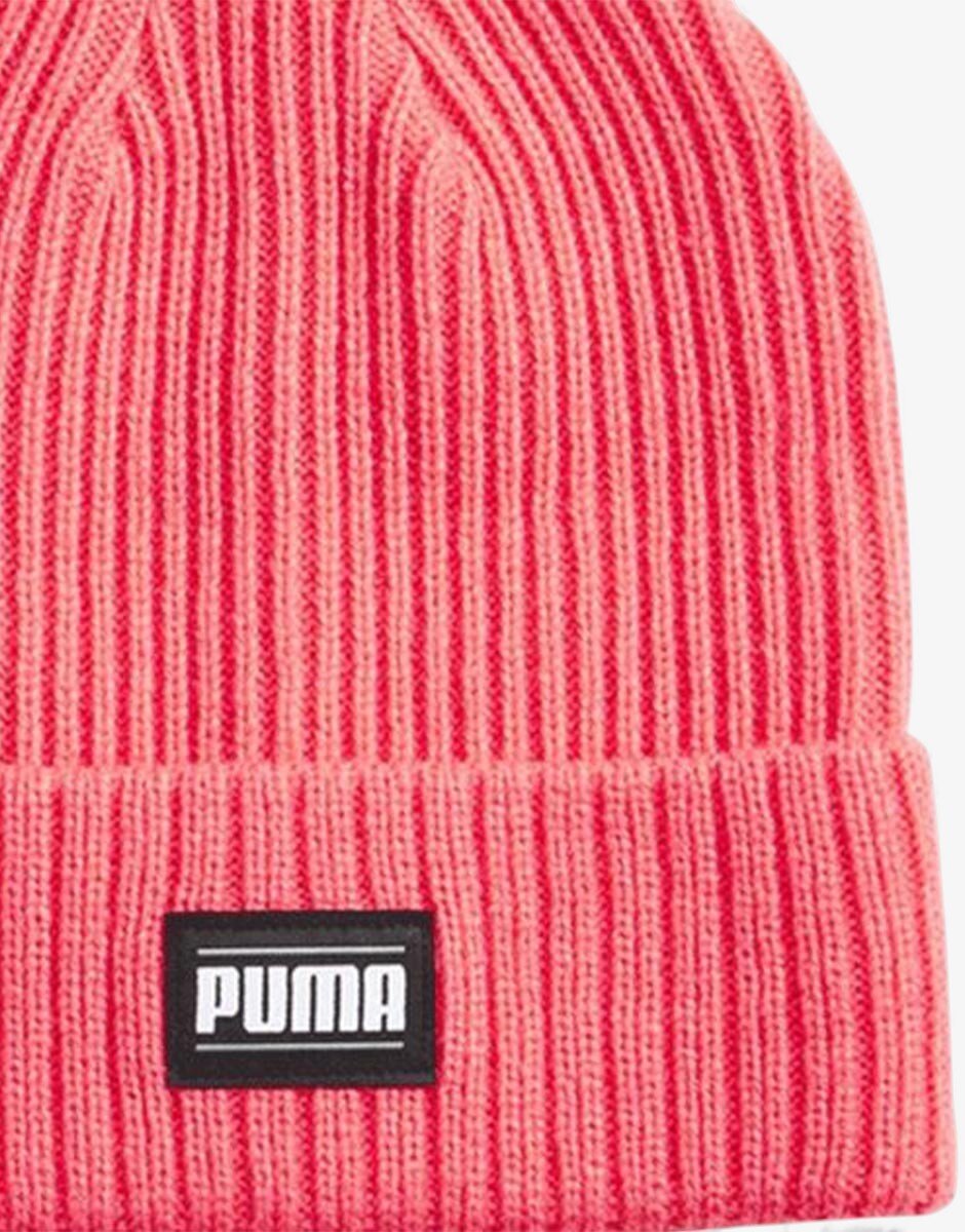 Puma Ribbed Classic Cuff Beanie Pink