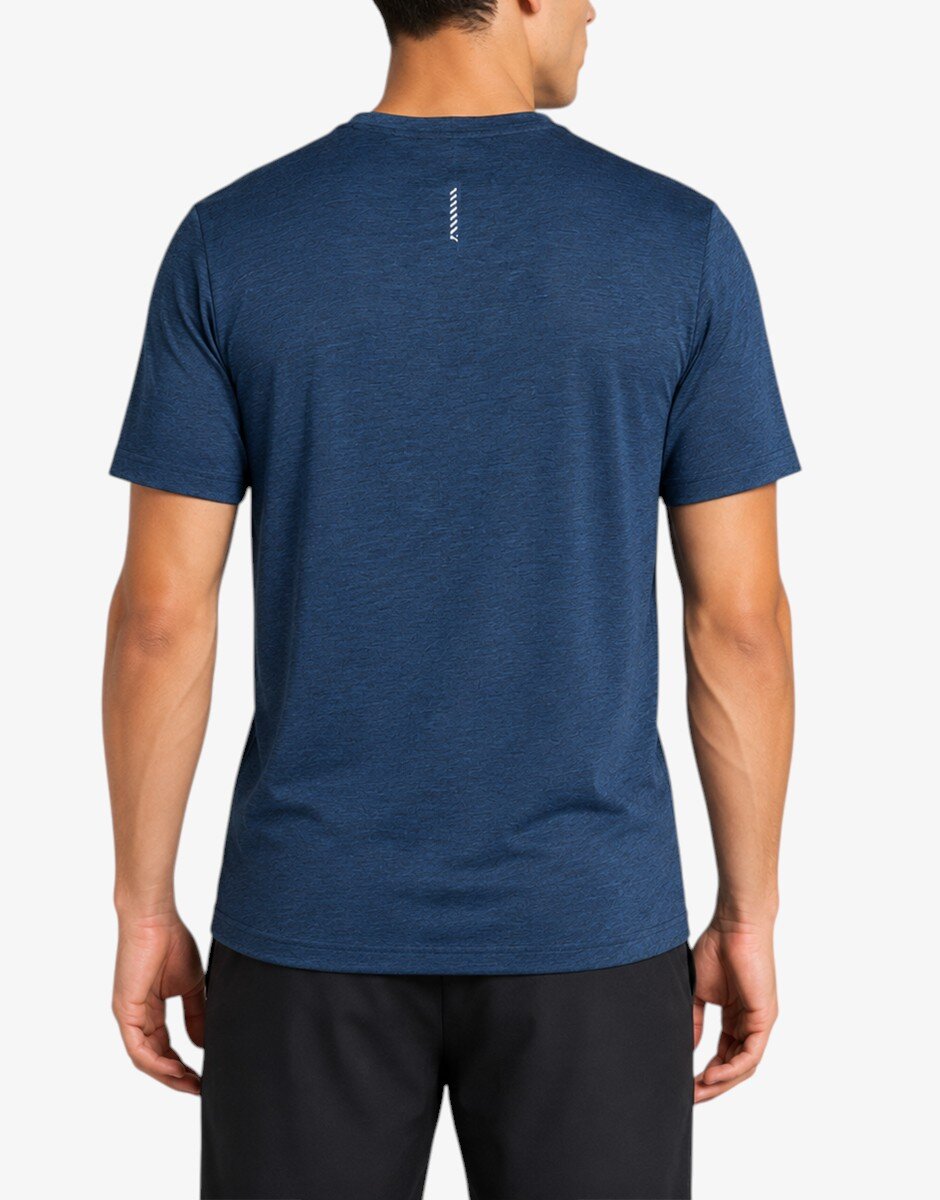 Puma Run Favorite Heather Ss Tee Blue
