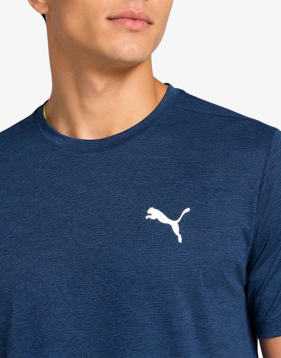 Puma Run Favorite Heather Ss Tee Blue